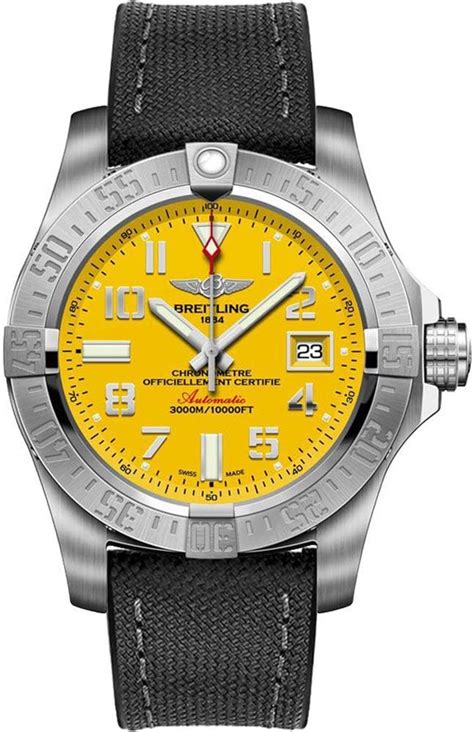 breitling avenger yellow|pre owned Breitling Avenger watch.